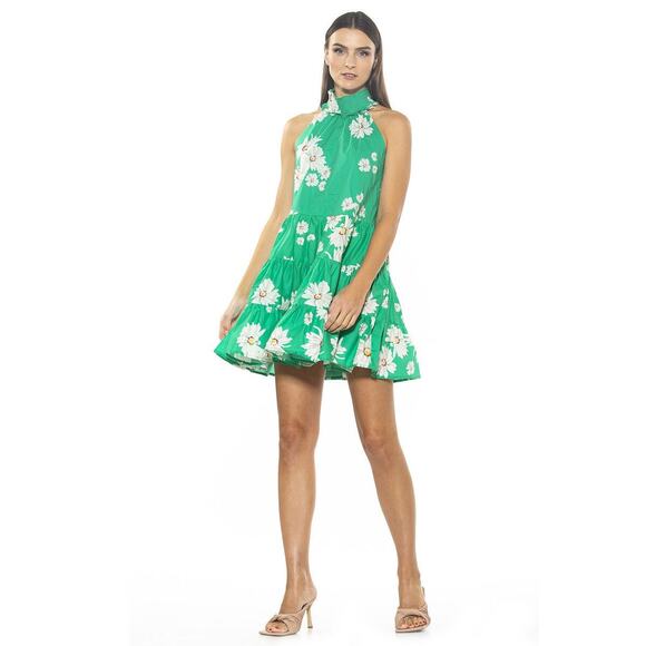 Alexis admor Dresses & Skirts - Alexia Admor Molly Halter Tiered Trapeze Dress